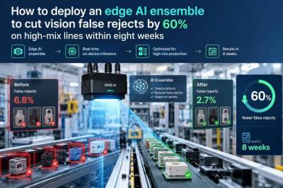 How to deploy an edge ai ensemble to cut vision false rejects by 60% on high‑mix lines within eight weeks